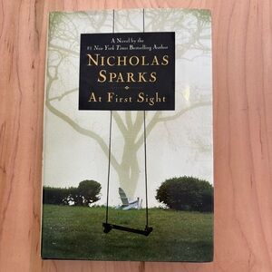 Nicholas Sparks “At First Sight” Hardcover Novel, Romance, Drama, Emotional Read